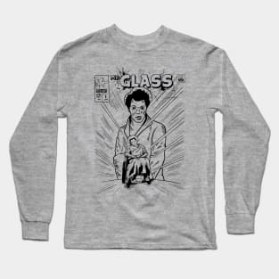 Mr. Glass Comic B/W Long Sleeve T-Shirt